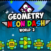 Play Geometry Neon Dash World 2